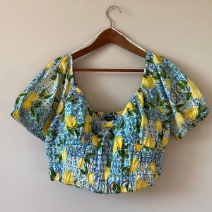 Primark Crop Lemon Top